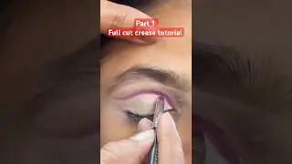 Full cut crease  kaise karte   #bollywood #eyemakeup #shorts full cut crease eyemakeup