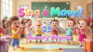 &ldquo;Fun Kids Nursery Rhymes with Actions | 25 Verses to Sing & Move Along&rdquo;