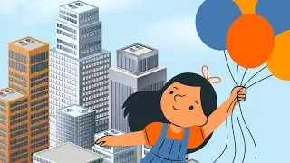 🌈 Magic Balloon Ride 🎈 | Colorful Adventure for Kids | Fun and Educational Song ✨