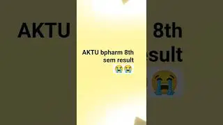 AKTU result 2025, aktu bpharm result 2025, aktu latest news, aktu circular, aktu notice, aktu 8thsem