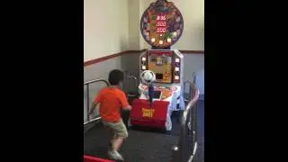 KICK THE SOCCER BALL GAME Arcade Games For Kids Reviews Toys Fun Kid Videos