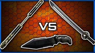 Knife vs. Katana vs. Nunchucks! (Best Melee Weapon in Infinite Warfare)