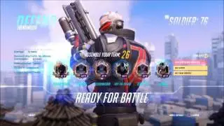 Lets Play: Overwatch Competitive Season One: Hanamura // Attack D.va // Defend Soldier 76