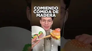 AS&Iacute; ES LA ENSALADA DE MADERA #asmr #shorts #asmrsounds #comedia