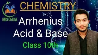 Arrhenius Acid and Base Concept- Class 10th |HMS Online