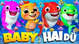 Baby Hai & LaLeLu 🌛 | Gute Nacht Lieder, Singen, Tanzen & Bewegen, F&uuml;nf kleine Fische | Kinderlieder