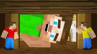 Hiding As TINY PLAYERS In Minecraft HIDE & SEEK!