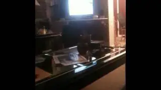 Dad watching tosh