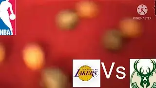 NBA marble game Los Angeles lakers vs Milwaukee bucks
