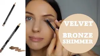 Дешевые карандаши для глаз NYX.Bronze Shimmer 932, Velvet 928