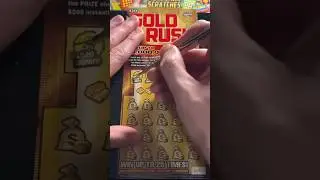 Gold Rush Limited Winner! #scratchoff #scratchoffs #scratchers #lottery #floridalottery