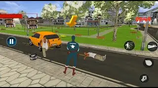 Captain Spider Hero City Crime Battle | Flying Captain Superhero City Rescue - Android GamePlay