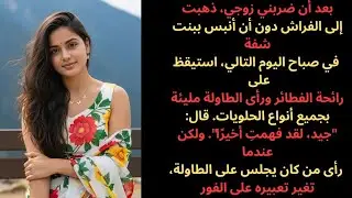 بقيت صامتة بعد أن ضربها زوجها؛ وفي الصباح رأى الضيوف وجهه شاحبًا.
