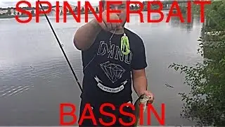 Early fall spinnerbait bass fishing