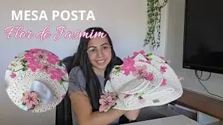 ✨️🚨LANÇAMENTO 🚨✨️ KIT COMPLETO DE MESA POSTA FLOR DE JASMIM