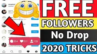 How to increase Instagram Followers without any drop 2020..| NO BOT | REAL | ForDuty Tricks..