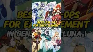 Genshin 6.0 Luna Ⅰ Best Sub-DPS for Each Element