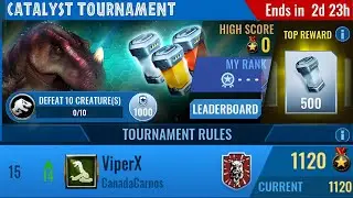 OMEGA shine💥 in🔥CATALYST TOURNAMENT🔥 || Jurassic world alive || V3.10