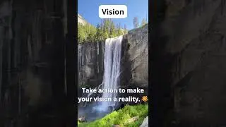Vision #vision  #focus #waterbody #motivation #inspiration #focusyourmind #waterfall #focusmind