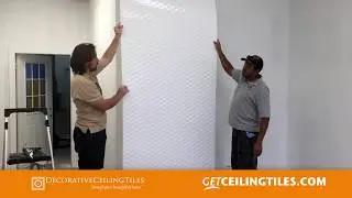 How to Install and Paint MirroFlex 3D Wall Panels