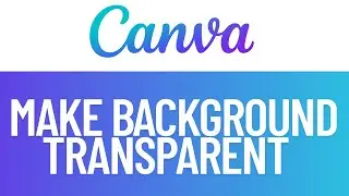 How to Make Background Transparent in Canva | Canva Tutorial For Beginners