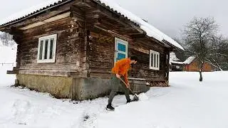 Real Winter Life in the Ukrainian Carpathians | Cozy Mountain Family Life