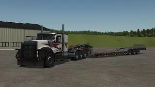 Farming Simulator 25 Kenworth W990  + Trailking TK70 RNG Trailer FS25 Mods