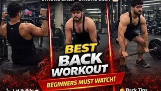 BEST BACK WORKOUT 🔥 | Strong Back = Strong Body | Beginners Must Watch