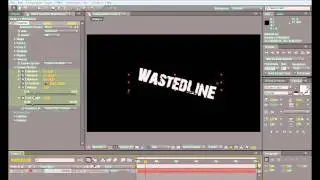 Adobe After Effects - Tutorial Basic 3D Text from WastedLine