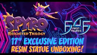 F4F Spyro Reignited Exclusive Edition Resin Statue Unboxing + Show-Off! (HE IS ABSOLUTELY MASSIVE!)