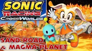 Sand Road & Magma Planet ★ Sonic Racing: CrossWorlds