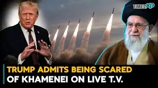 U.S. President Donald Trump Admits Being Scared Of Iran's Khamenei On LIVE T.V.| Iran-Israel War
