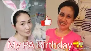Cuộc sống Singapore| Surprise Birthday Cake for my dear PA.Tạo sự bất ngờ cho n&agrave;ng Tấm.Gi&uacute;p việc.