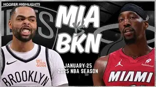 Miami Heat vs Brooklyn Nets Full Game Highlights | Jan 25 | 2025 NBA Season