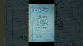 Class 12 English Project File Topic:- Child Labour🩵 #projects#english (@allcreativitychannel)