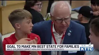 Gov. Walz highlights goal to make Minnesota best state for families