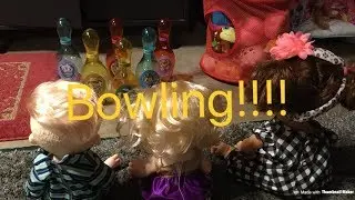 Baby alives go bowling