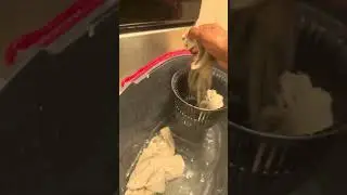 Re-doing the grout lines at my apartment 