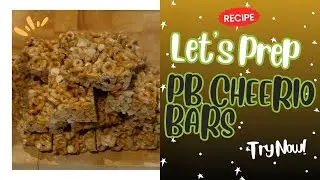 Making Sticky Peanut Butter Cheerio Bars | Easy Recipe