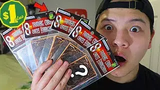 YU-GI-OH! BEST! $1 DOLLARAMA MYSTERY PACK OPENING X5! YOU WON'T BELIEVE THIS! THE HYPE IS REAL!!