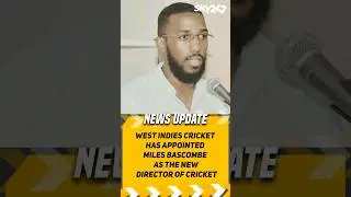 NEWS ALERT:West Indies Cricket has appointed Miles Bascombe as the new Director of Cricket  #cricket