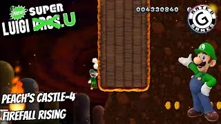New Super Luigi U 🟩 Peach's Castle-4 | Firefall Rising 🪙🪙🪙 ALL Star Coins