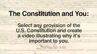 C-SPAN's 2012 StudentCam Competition