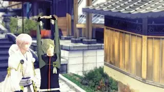 【ＭＭＤ刀剣乱舞】とんとんまーえ【鶴丸・鶯丸】