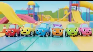 Corrida de Sete Carrinhos de Brinquedo em uma Corrida Incrível | Desenho Infantil