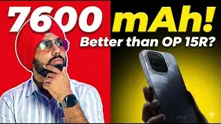 iQOO 15R First Look - The OnePlus 15R Killer? 7600mAh Battery + SD 8 Gen 5? 🤯