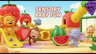 Cute Sensory Play for Babies 🐻 Soft Toys & Gentle Sounds