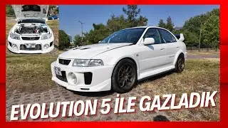 T&uuml;rkiye&rsquo;de Tek! Mitsubishi Lancer Evolution 5 | JDM Efsanesini İnceledik