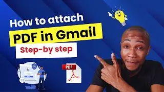 How to attach PDF in Gmail