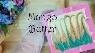 Mango Butter Soap - Experimental Design - Handmade Vegan Soap - Cabbage Patch Soap